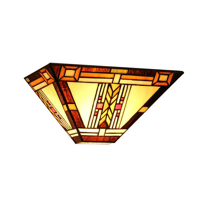 Loon Peak® Fournier Glass Flush Mounted Sconce & Reviews Wayfair